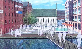 Plans for Phase 1b of the public realm, Gloucester Docks