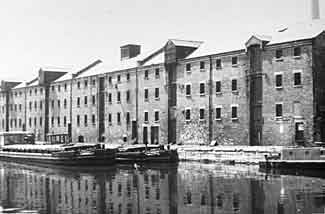 Former warehouses on the West Quay, Gloucester Docks