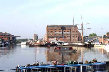 Look south across the Main Basin, Gloucester, in 2003